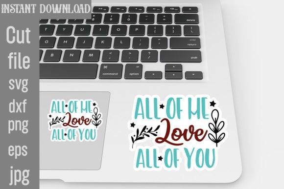A Designer's Review: All of Me Love All of You SVG Stickers