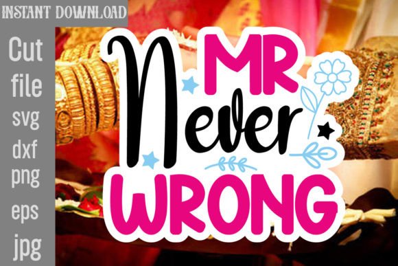 Mr Never Wrong: A Bold Graphic for Crafts and Branding
