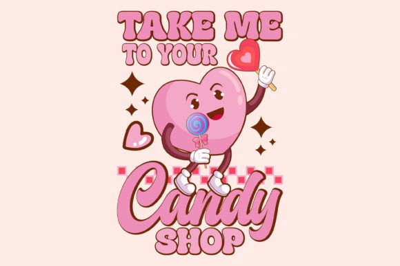 Retro Valentine’s Graphics for Crafts & Design